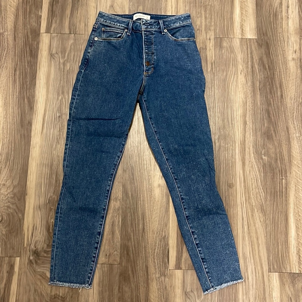 Abercrombie The Super Skinny Ankle High Rise